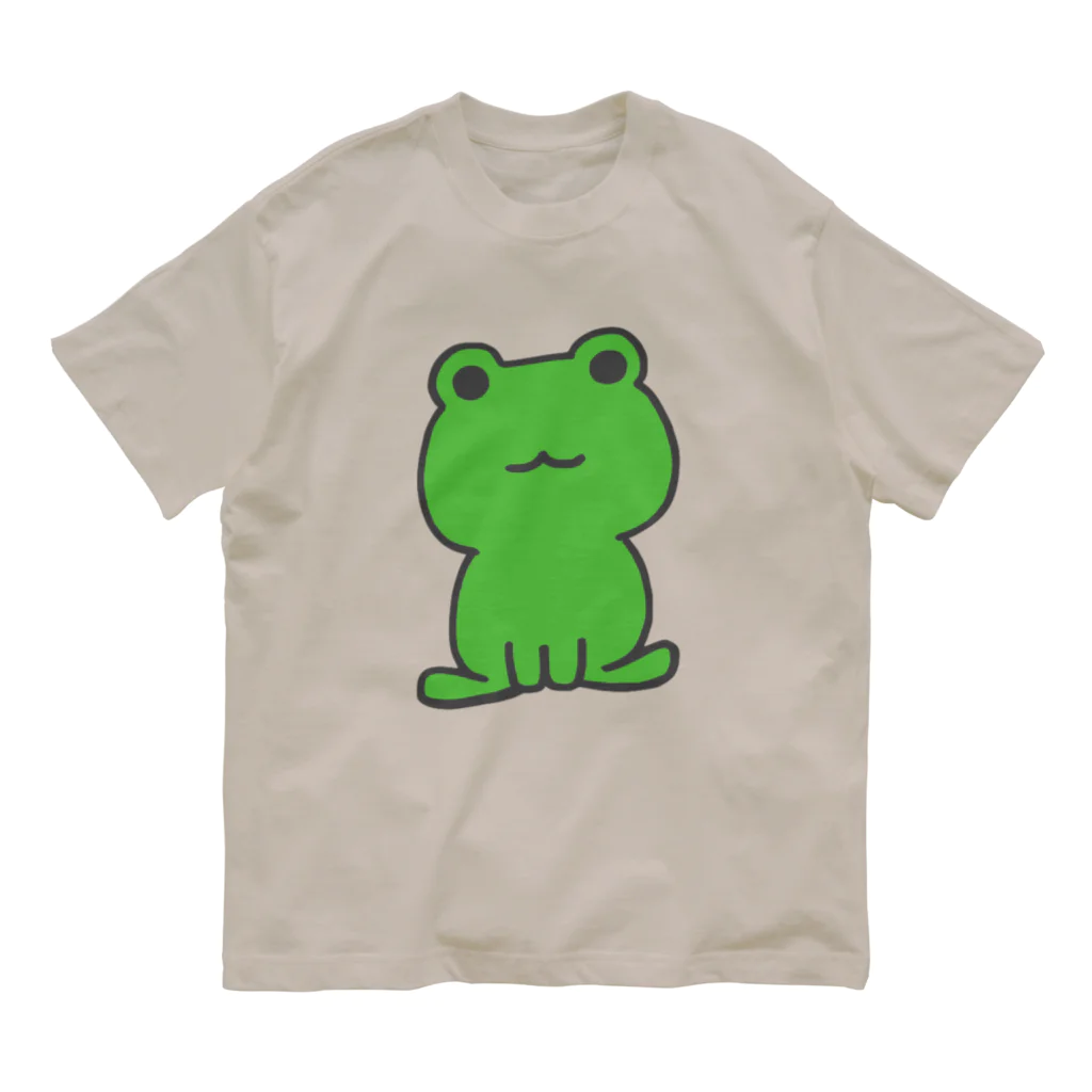 ムエックネのカエル オーガニックコットンTシャツ