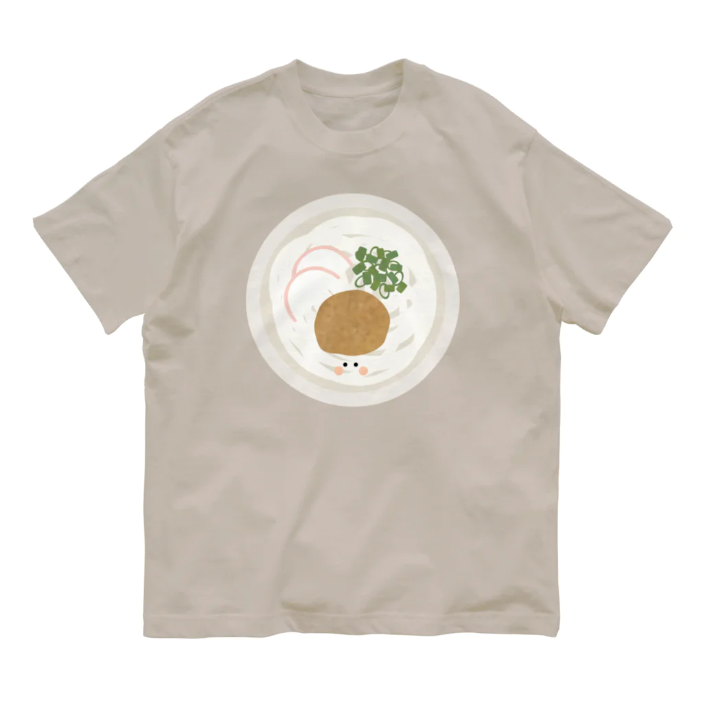 cotton-berry-pancakeのごまだしうどんちゃん オーガニックコットンTシャツ