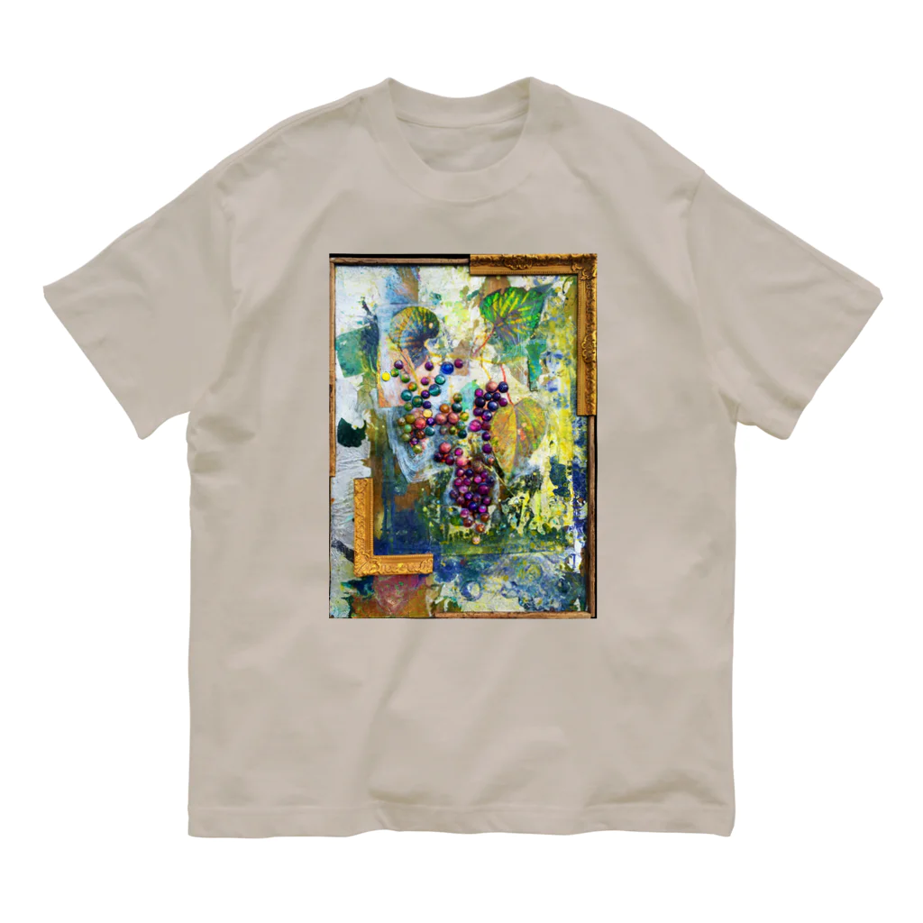 RINA SHOPの葡萄 Organic Cotton T-Shirt
