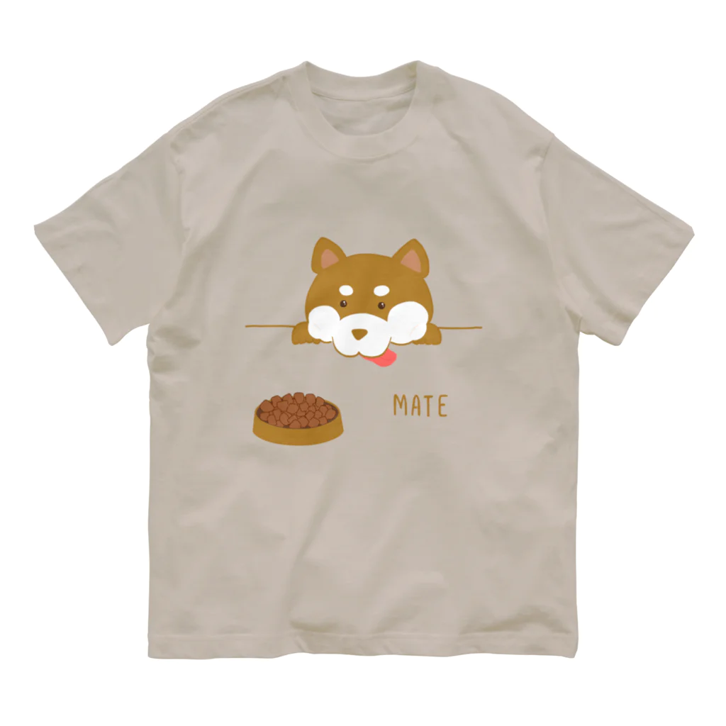 Mrs.Bean/ミセスビーンのおあずけ犬 オーガニックコットンTシャツ