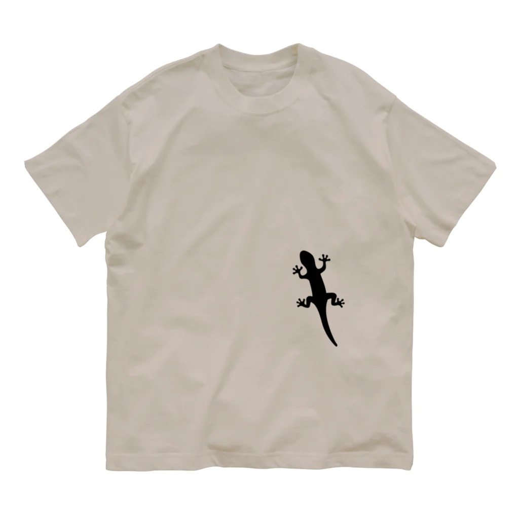 AAAstarsのヤモリ Organic Cotton T-Shirt