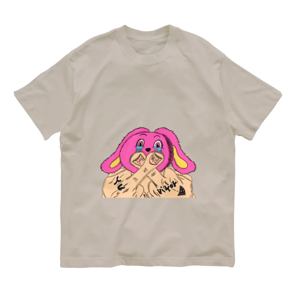 INsIDe StREeTのFucking rabbit ファッキング　ラビッツ　シリーズ オーガニックコットンTシャツ