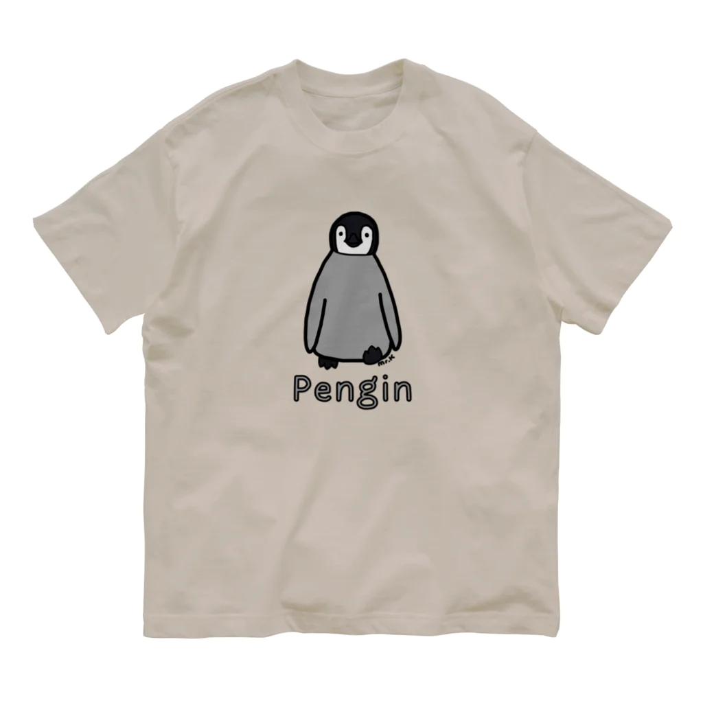 MrKShirtsのPengin (ペンギン) 色デザイン オーガニックコットンTシャツ