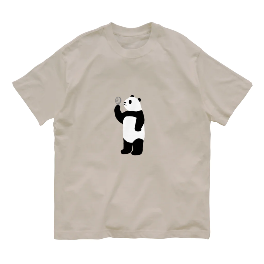 パンダむんのハンディファン Organic Cotton T-Shirt