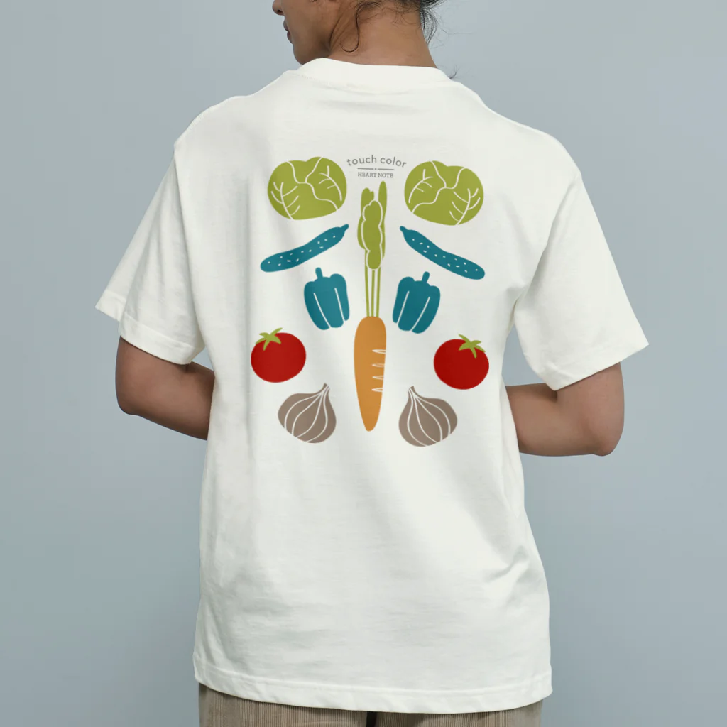 たっちからぁショップのなでなで野菜ビビット Organic Cotton T-Shirt