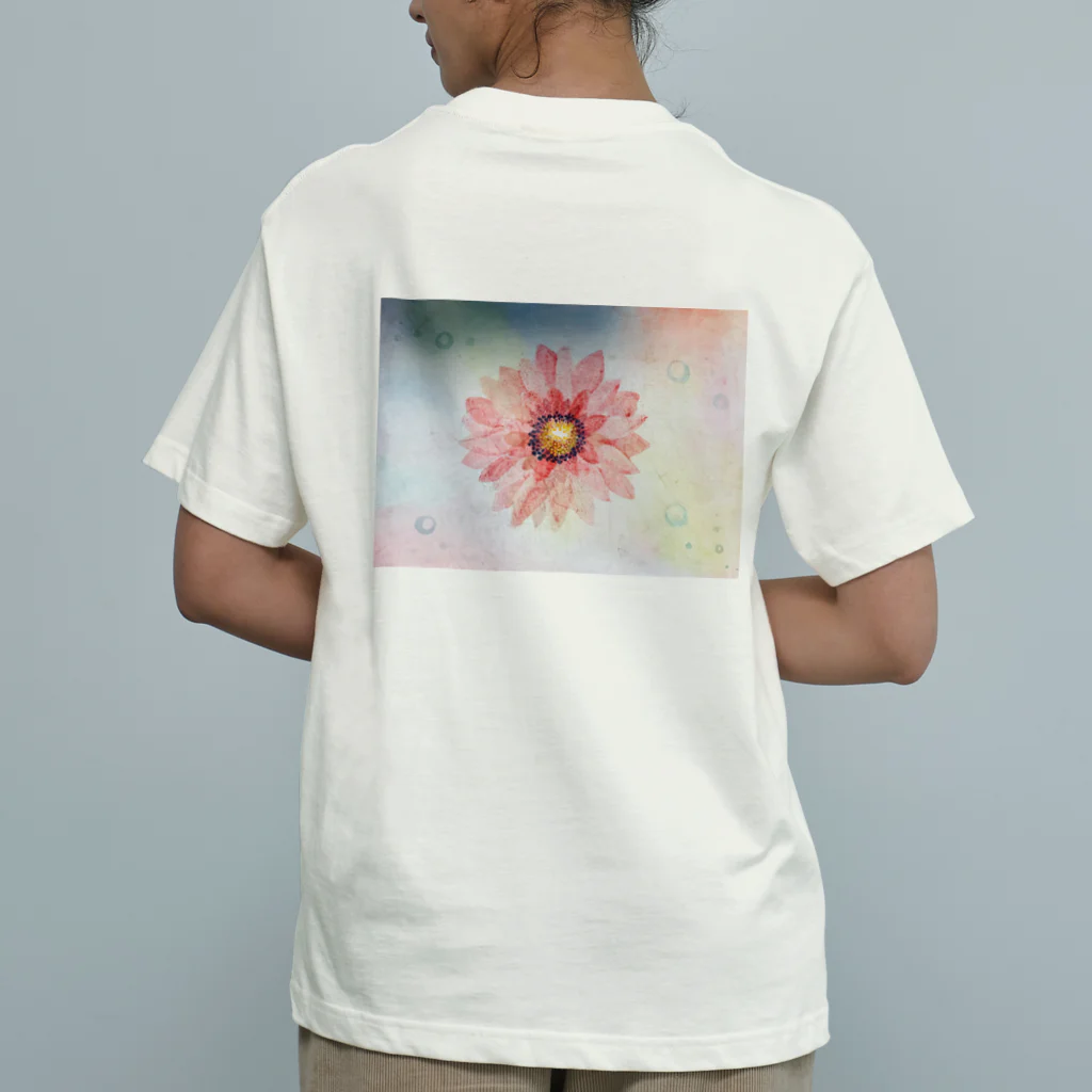 かづきのflower オーガニックコットンTシャツ