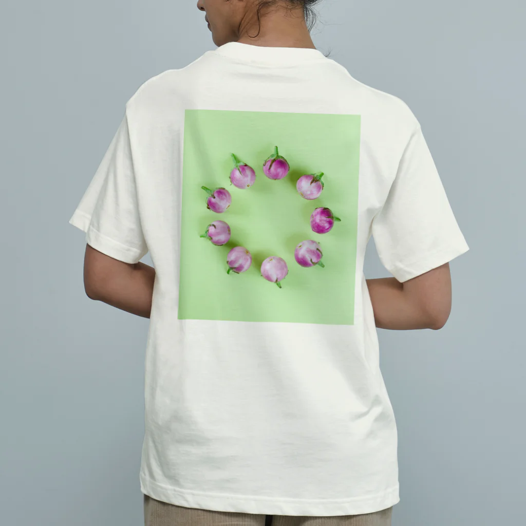 pekopeko no pelo's shop！のマイクロナス②［Back print］ Organic Cotton T-Shirt
