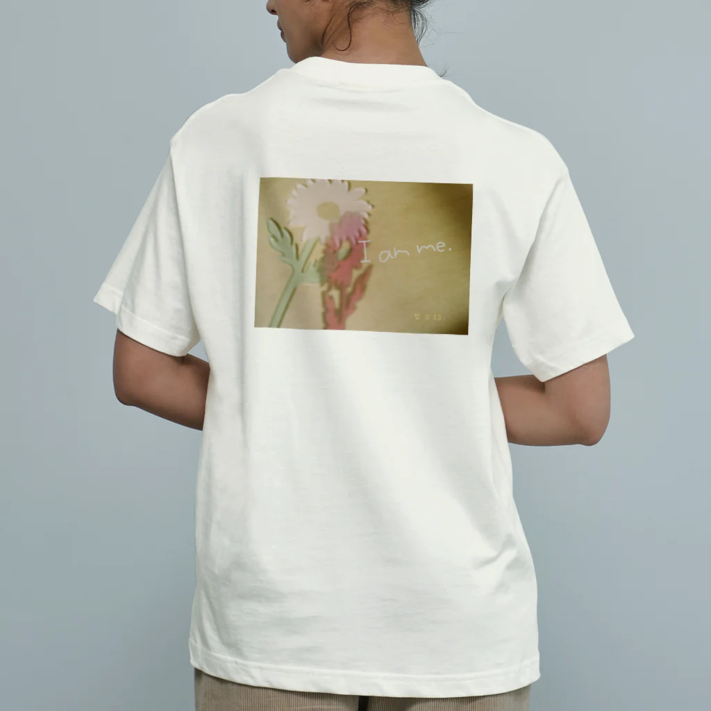 I am meの私は花 オーガニックコットンTシャツ