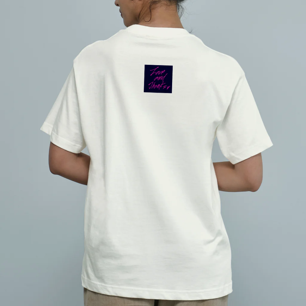 MANAっと一緒のじぶんの機嫌はじぶんでね　navy Organic Cotton T-Shirt