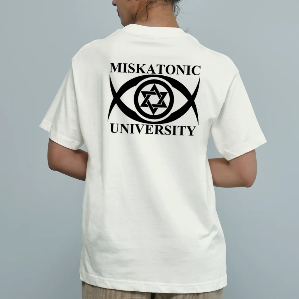 AURA_HYSTERICAのMISKATONIC UNIVERSITY オーガニックコットンTシャツ