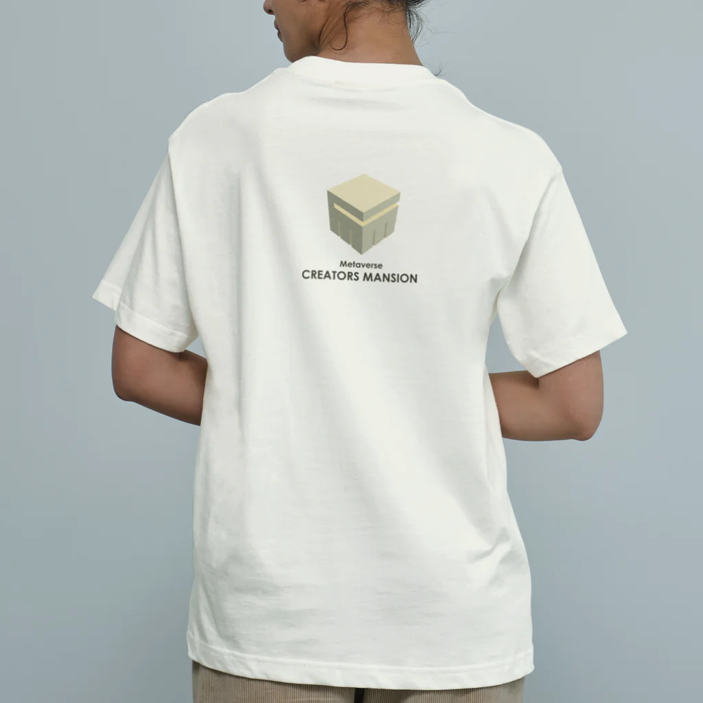 metaversenaviのMetaverse CREATORS MANSION Organic Cotton T-Shirt