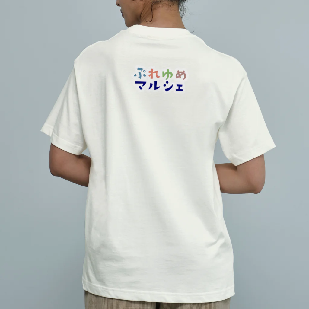 KAYO,s SHOPのぷゆまる（ブラック） オーガニックコットンTシャツ