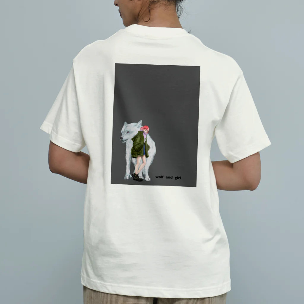 m@rco_41のwolf  and girl Organic Cotton T-Shirt