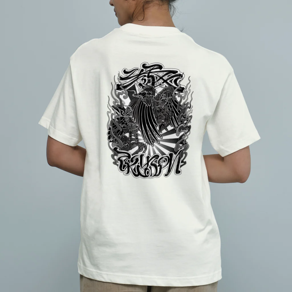 Y's Ink Works Official Shop at suzuriのCROW  オーガニックコットンTシャツ