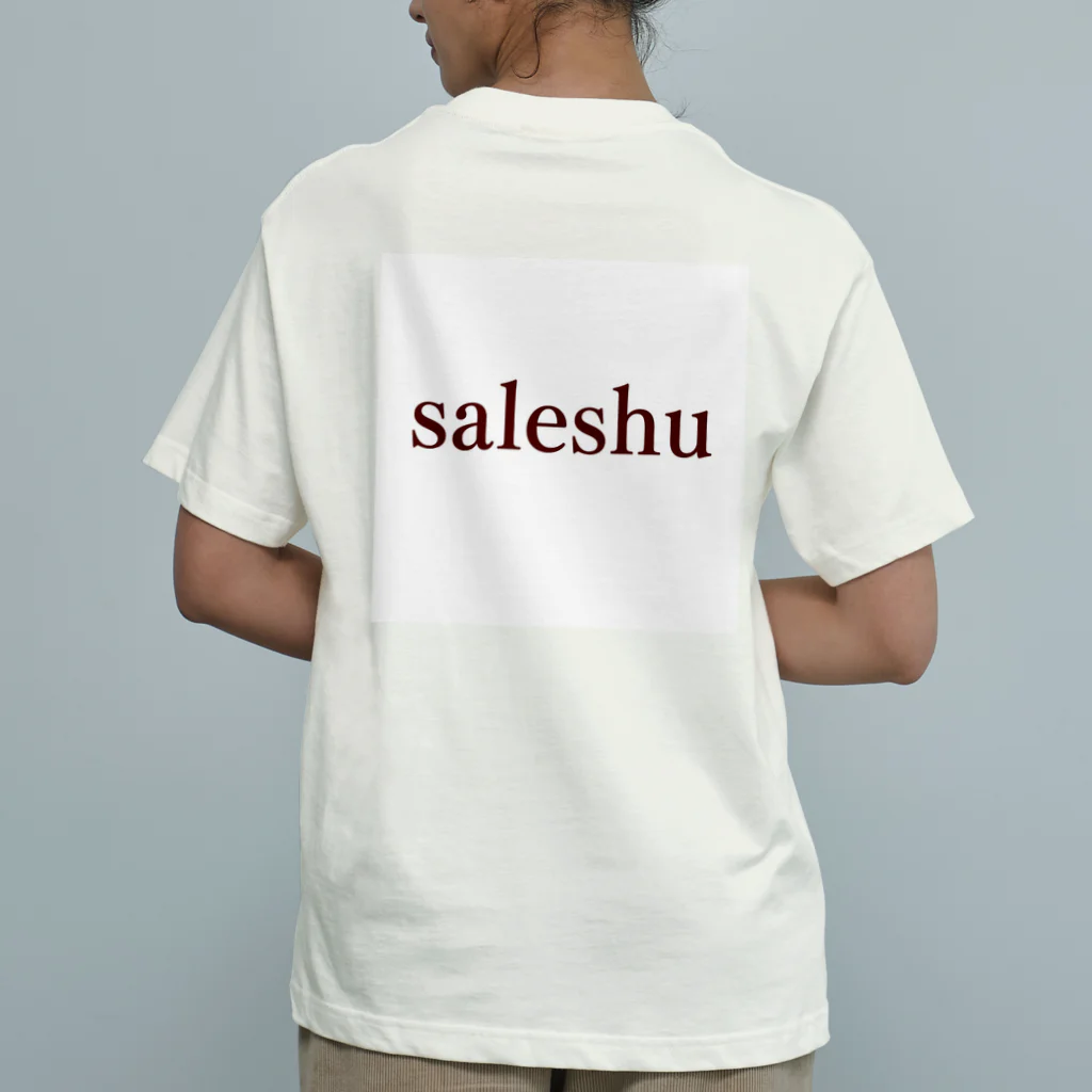 saleshuのsimple8 オーガニックコットンTシャツ