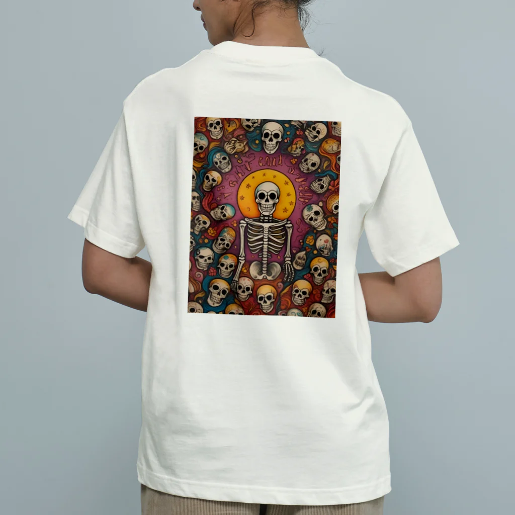 Skull sectionの月とドクロ Organic Cotton T-Shirt