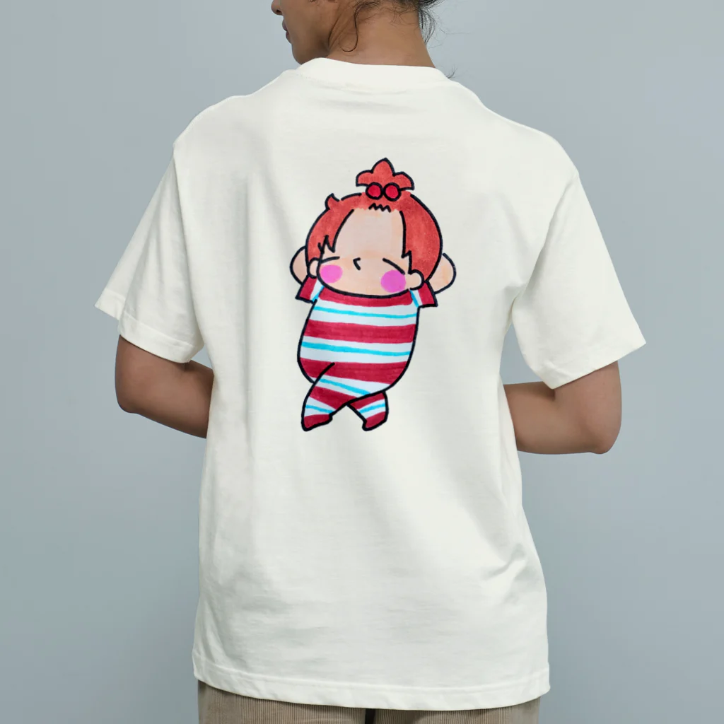 ぽこすけのぽことこ オーガニックコットンTシャツ