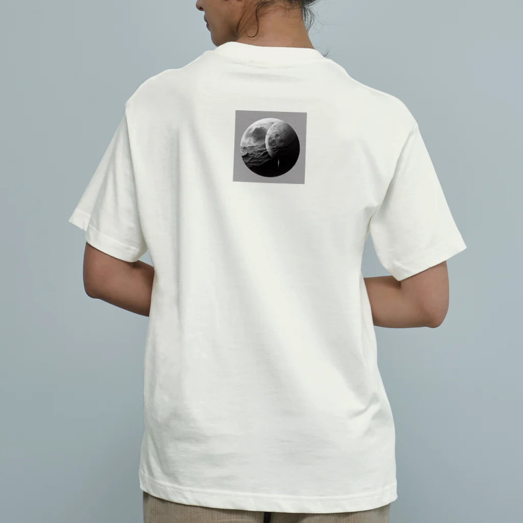 55SHOPの月の裏側 Organic Cotton T-Shirt