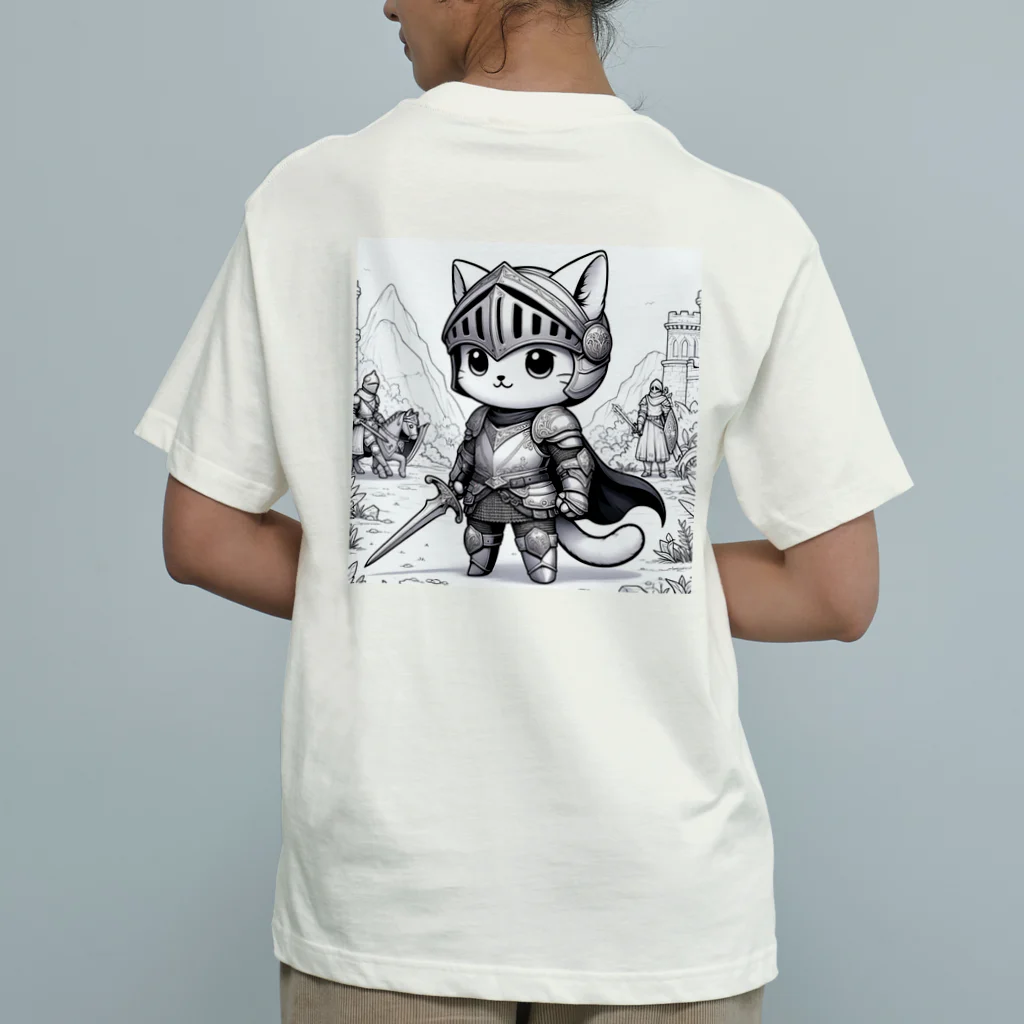 われらちきゅうかぞくのナイト キャッツ(Knight Cats) Organic Cotton T-Shirt