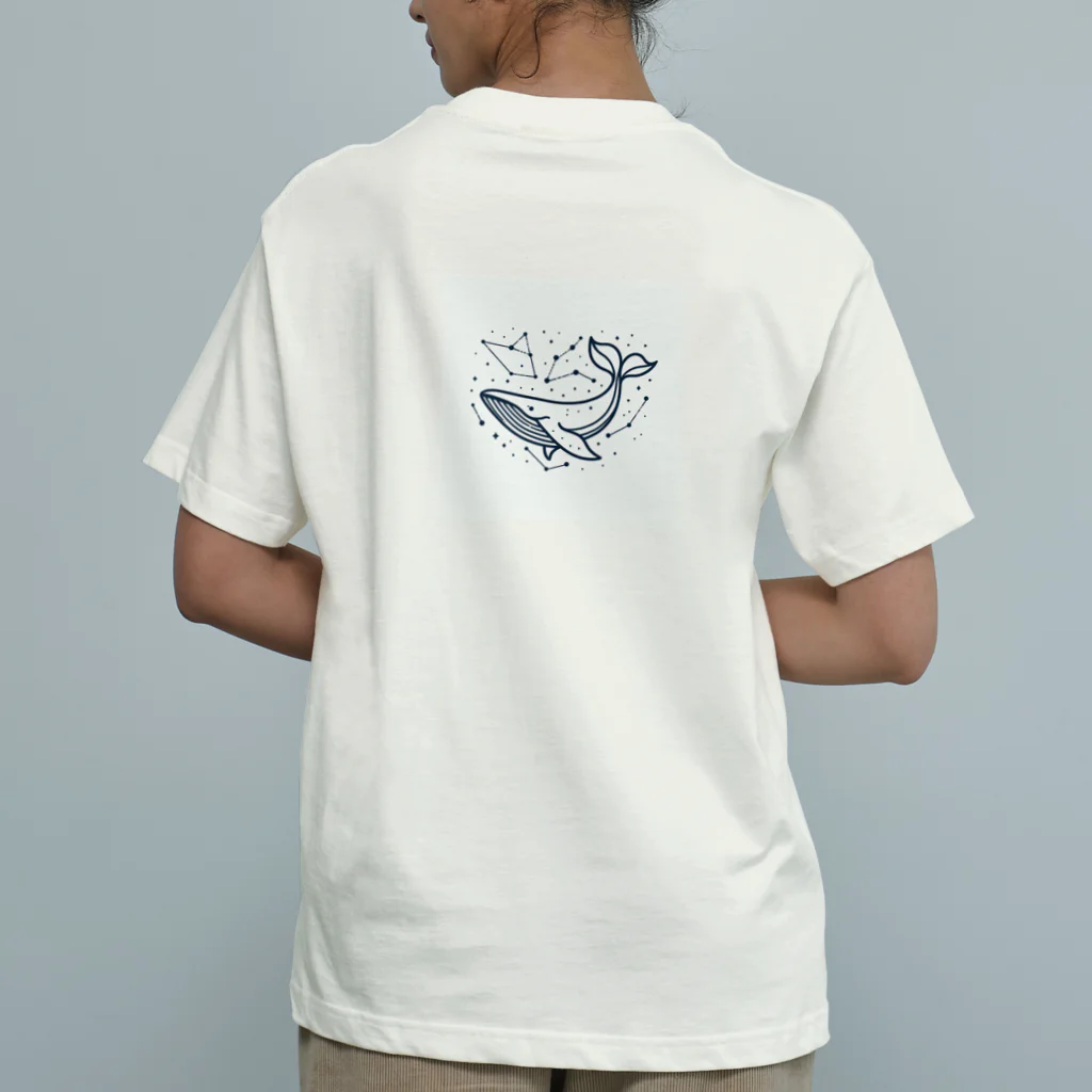 きままにまにまにの海響く鯨歌 オーガニックコットンTシャツ