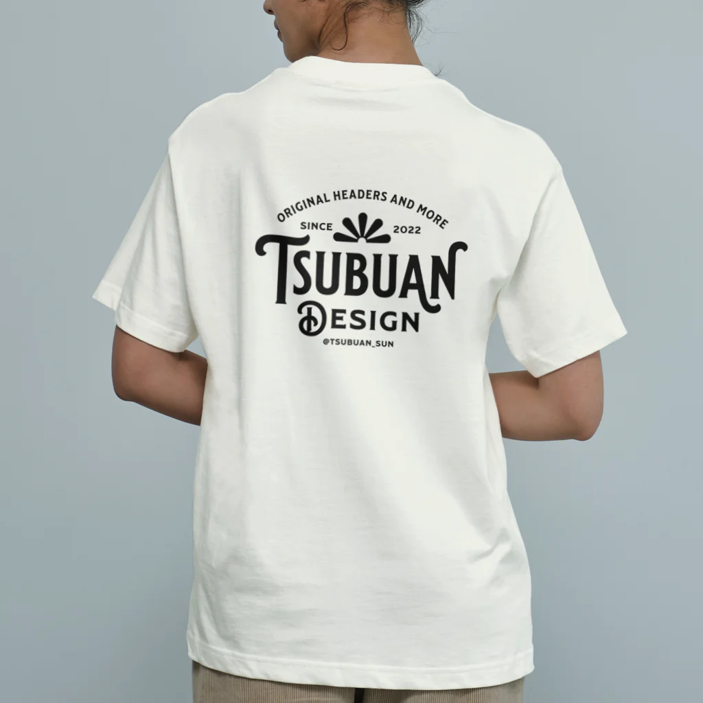 TSUBUAN DESIGNのつぶあん オーガニックコットンTシャツ