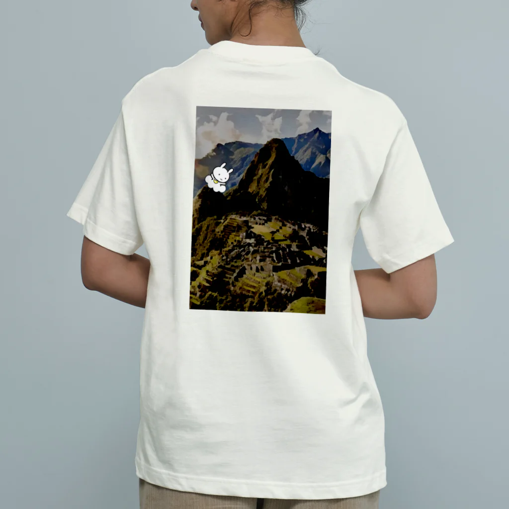 Majorika-jun3のmachu picchu へうさぎの旅 オーガニックコットンTシャツ