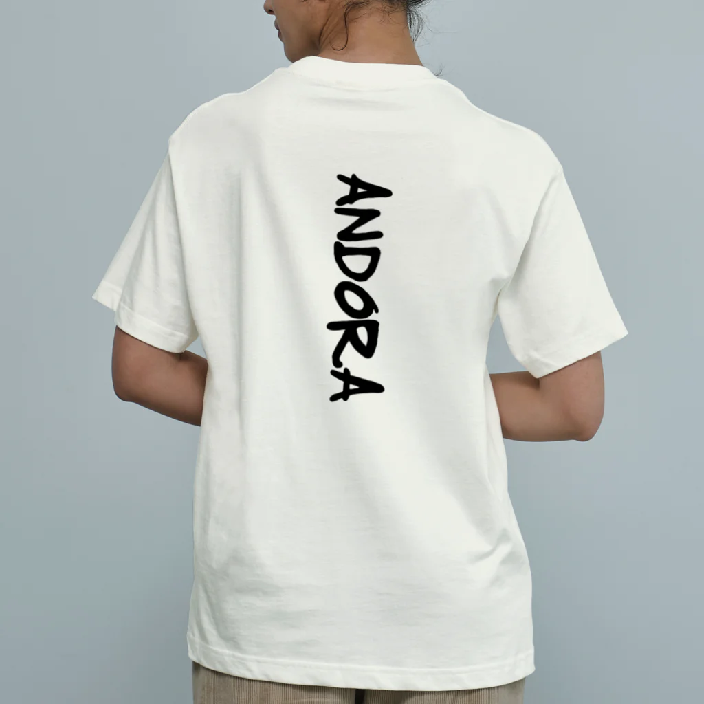 ANDORAの虹色トロピカル Organic Cotton T-Shirt