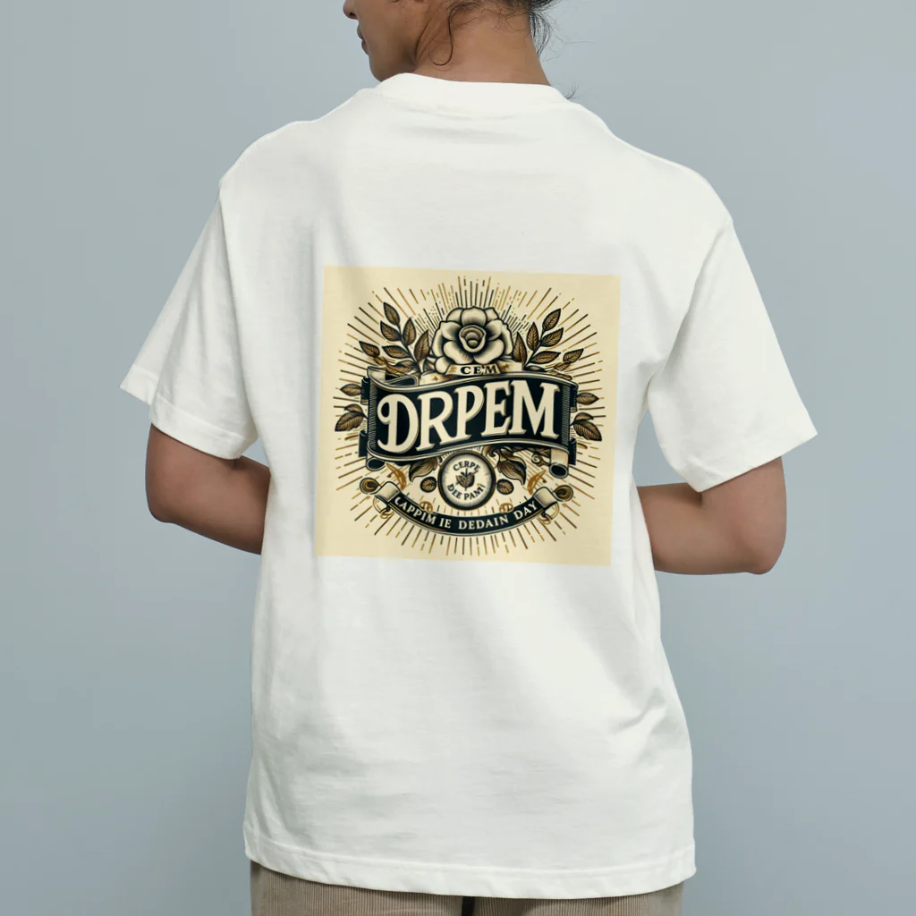 Hakoniwa1144のヴィンテージ風プリント Organic Cotton T-Shirt