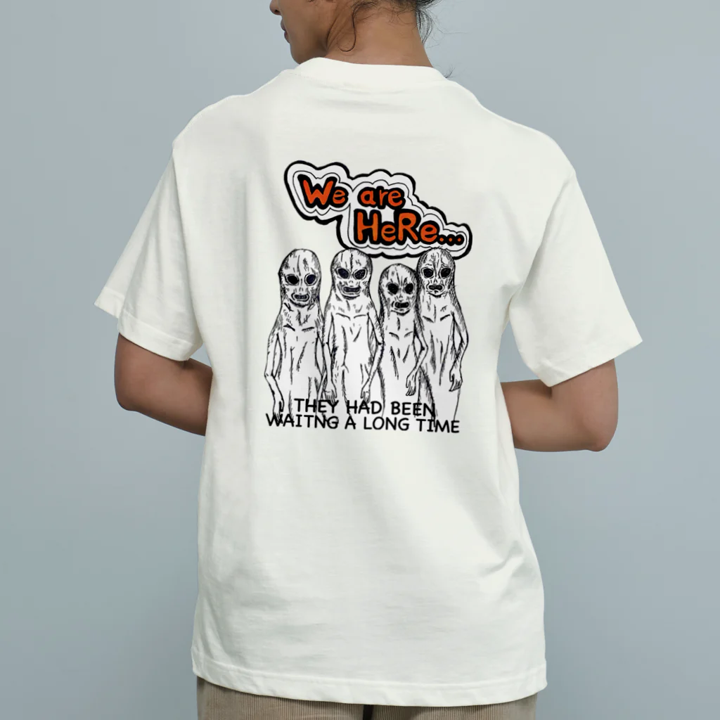 VenturaのWe are HeRe...我々はここにいる。 オーガニックコットンTシャツ