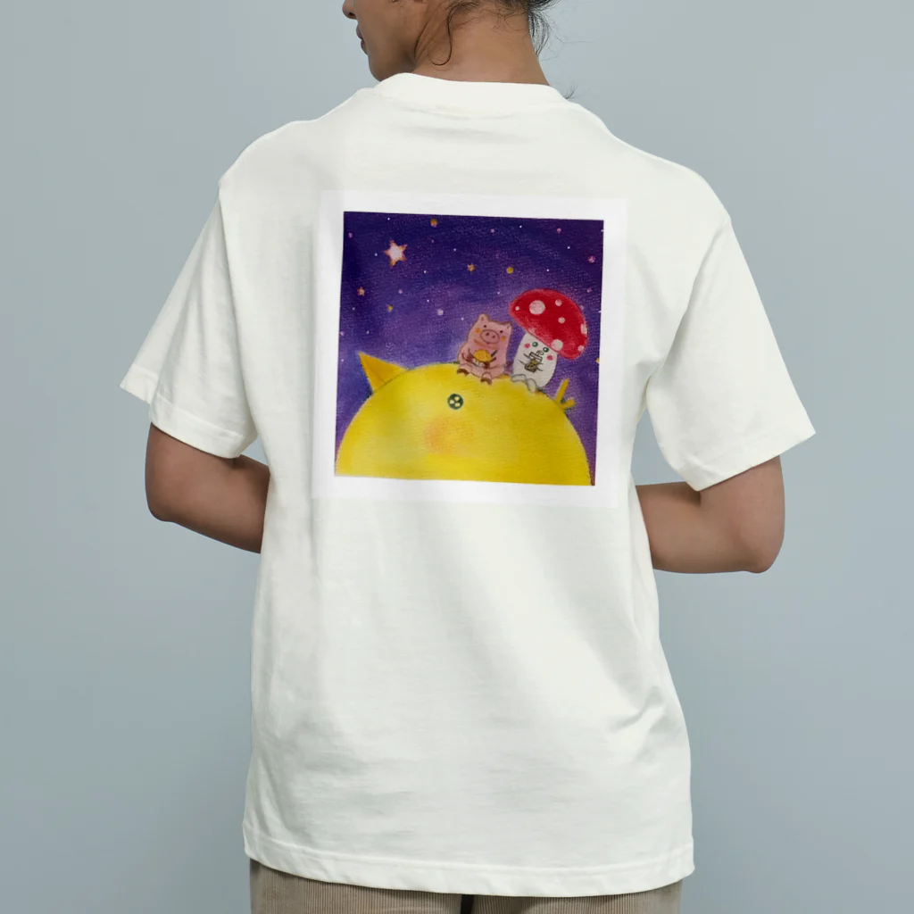 bonohono5chanの会いにいくよ オーガニックコットンTシャツ