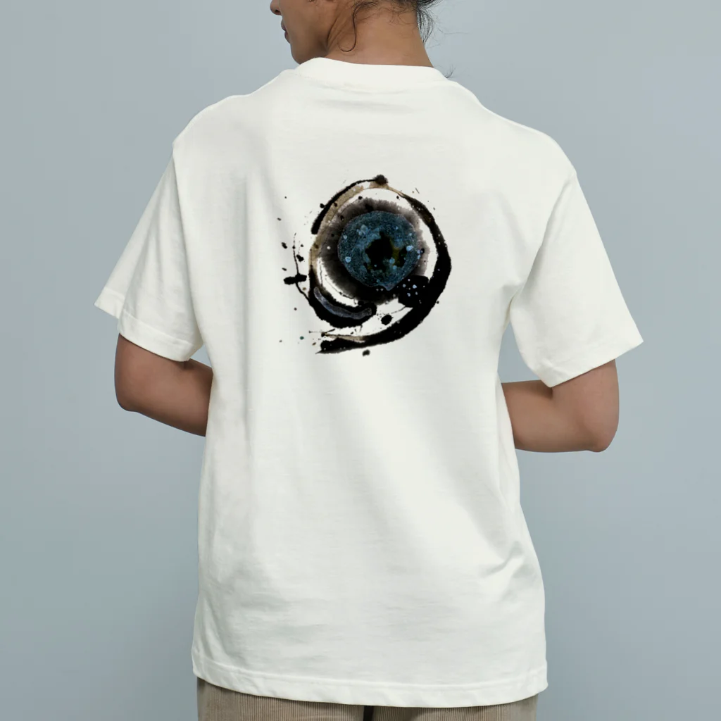 WAMI ARTのウツホ(宇宙)のア オーガニックコットンTシャツ