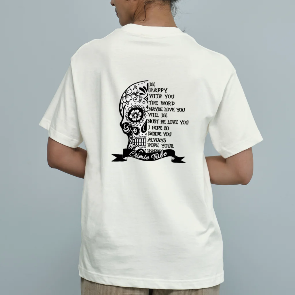 Crimie Tribe(クライミートライブ)のSkullシリーズ【Crimie Tribe】 Organic Cotton T-Shirt