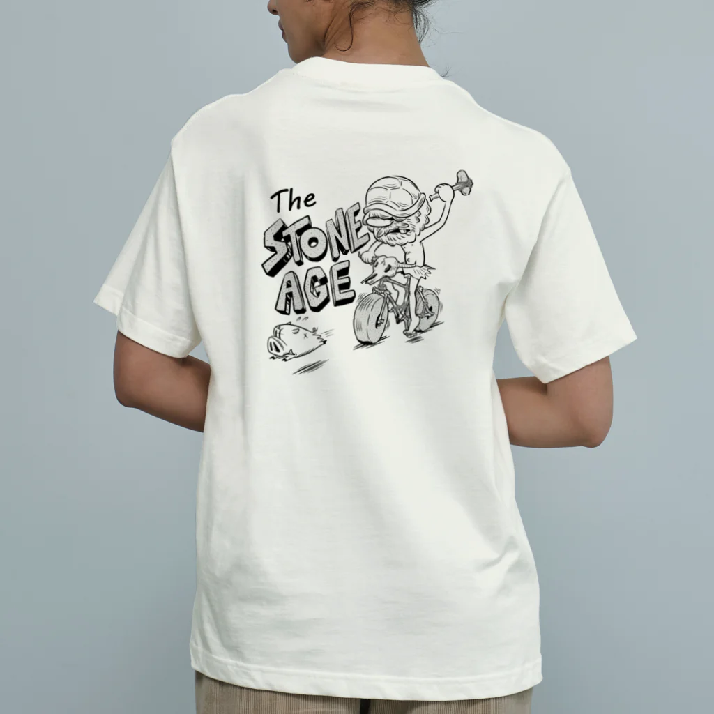 nidan-illustrationの"The STONE AGE" #2 オーガニックコットンTシャツ