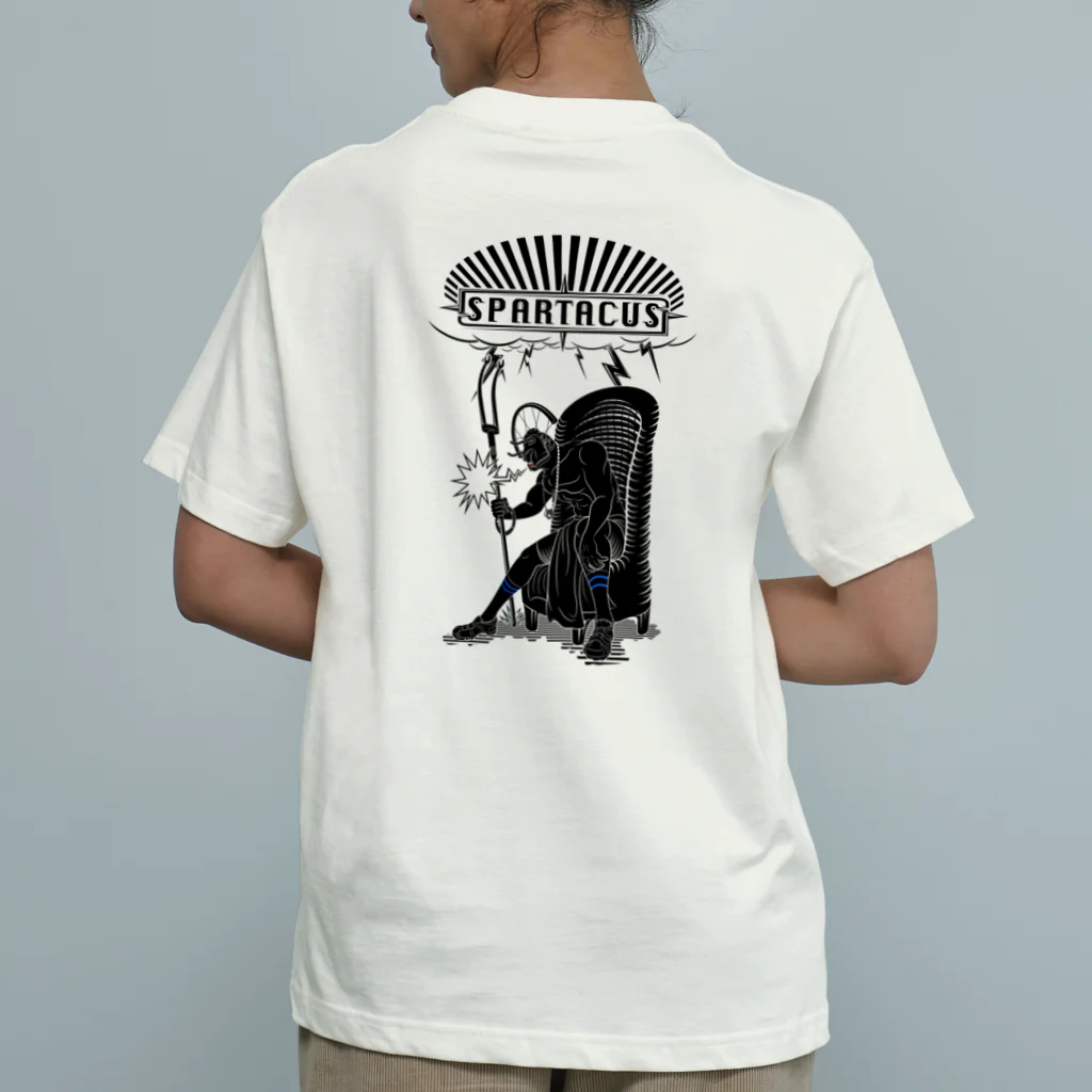 nidan-illustrationのspartacus 1-#2 (black ink) Organic Cotton T-Shirt