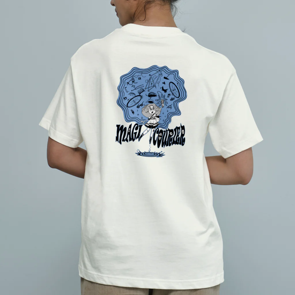 nidan-illustrationの“MAGI COURIER” blue #2 オーガニックコットンTシャツ