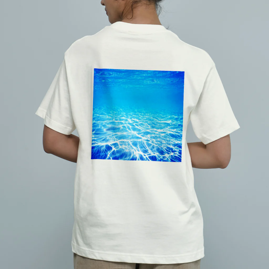 BARE FEET/猫田博人の沖縄の海 オーガニックコットンTシャツ