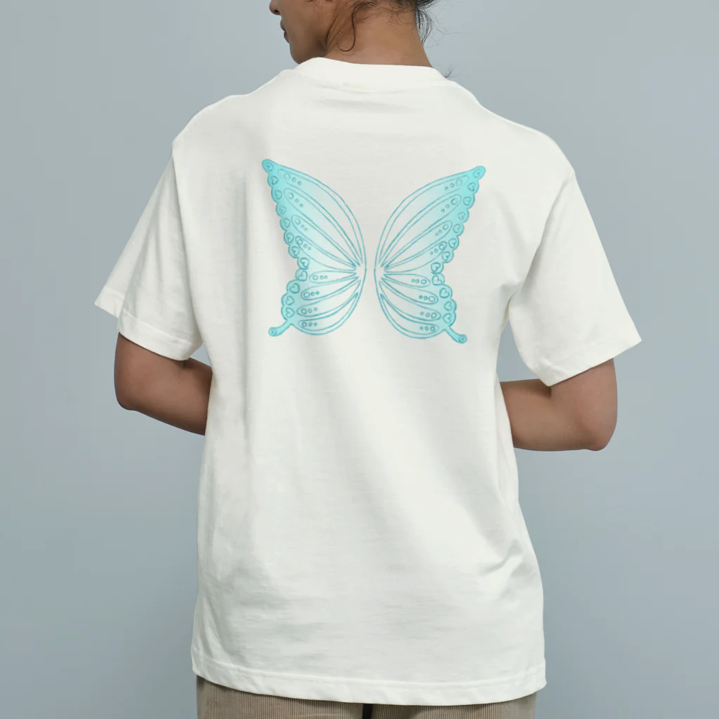 メルティカポエミュウのいちごポエム Organic Cotton T-Shirt