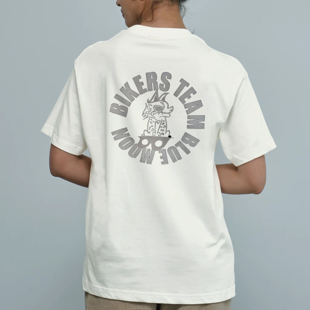 zombie6824のBIKERS TEAM BLUE MOONシリーズに Organic Cotton T-Shirt