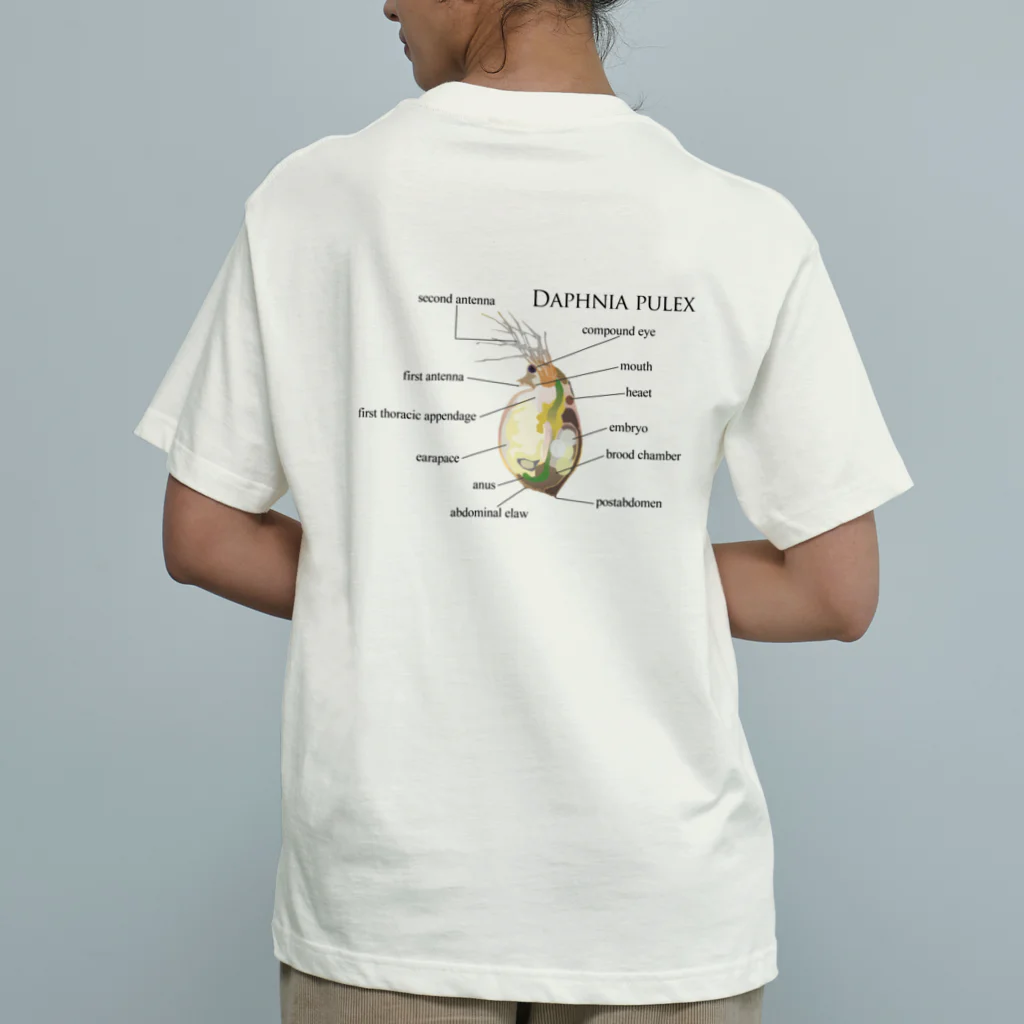 HIRAMATAの真面目なミジンコ♂ Organic Cotton T-Shirt