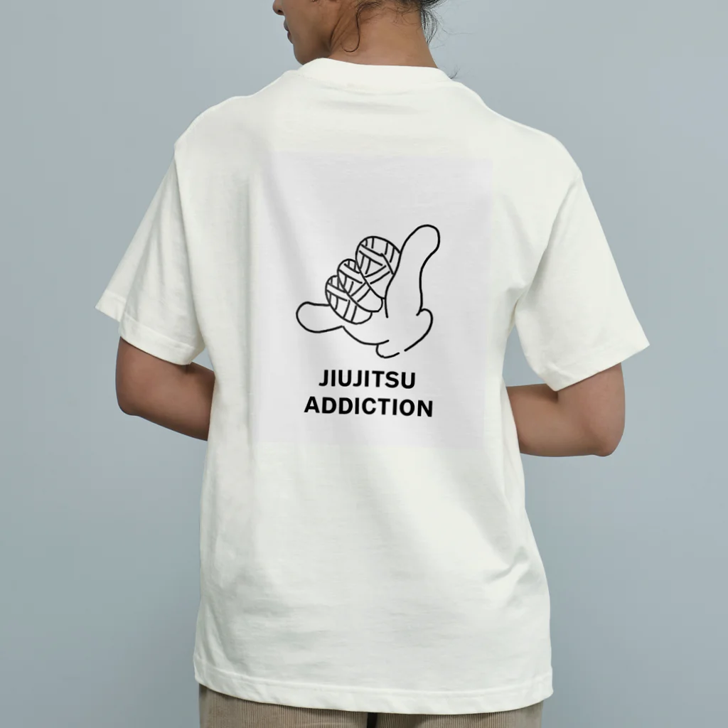 ADD JIUJITSUのjiujitsu addiction オーガニックコットンTシャツ