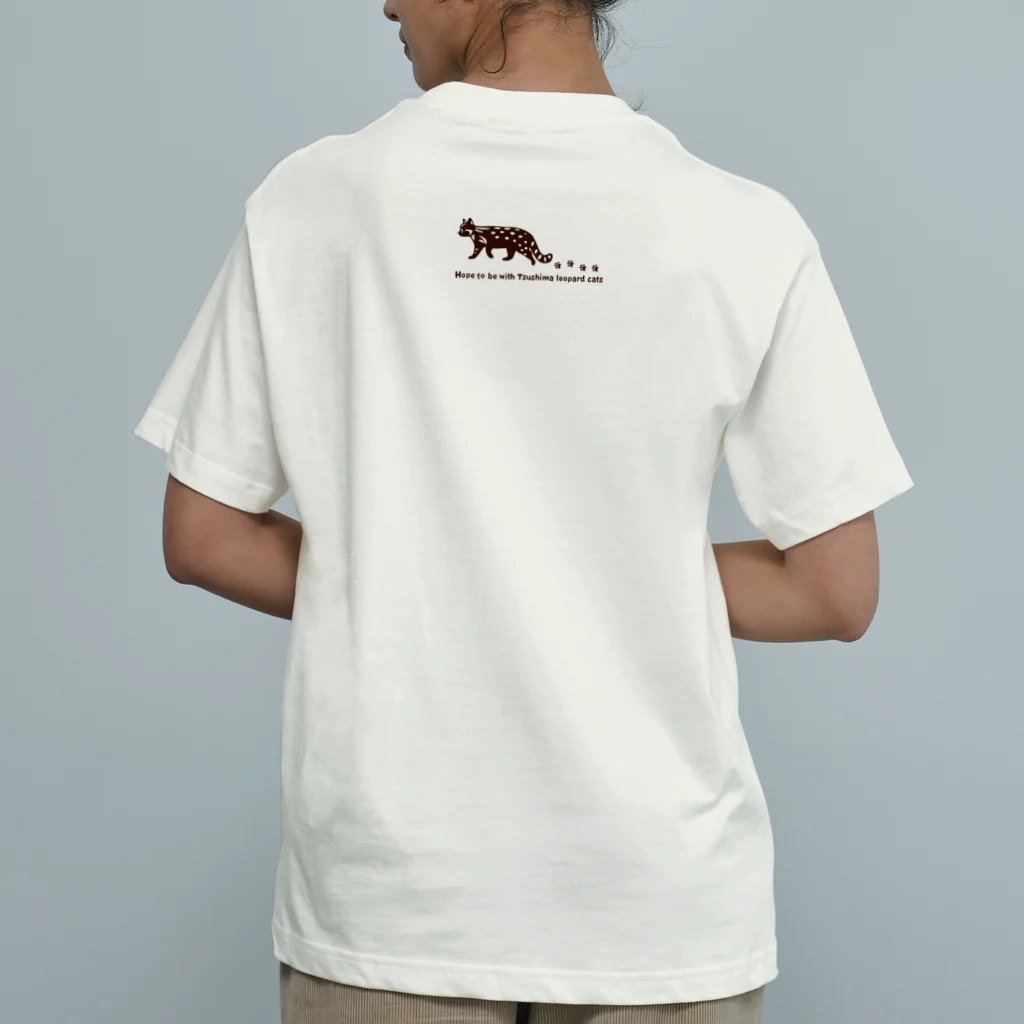 MUSEUM LAB SHOP MITの【前印刷】オーガニックコットンTシャツ＊ツシマヤマネコ Organic Cotton T-Shirt