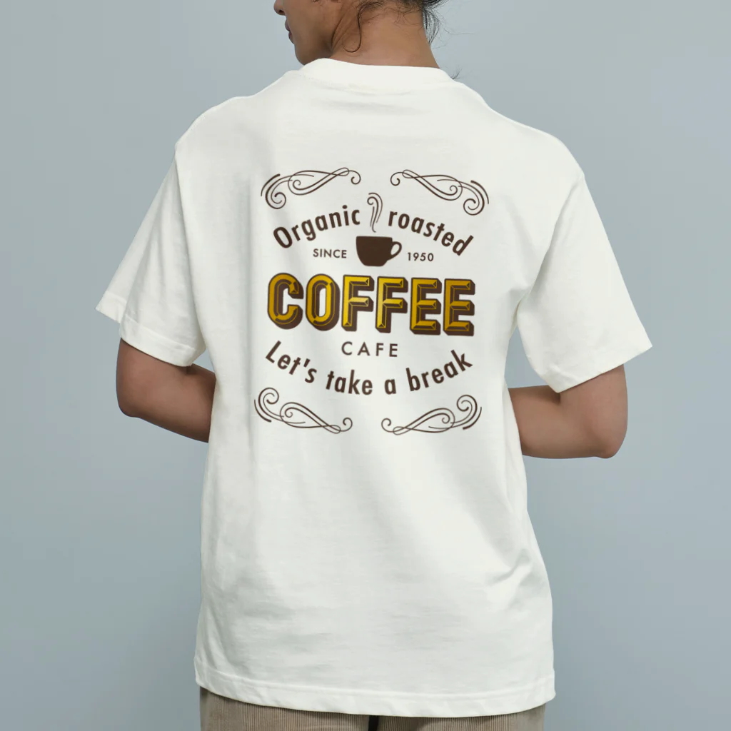 【公式】まるいねこのコーヒー カフェ Organic Cotton T-Shirt