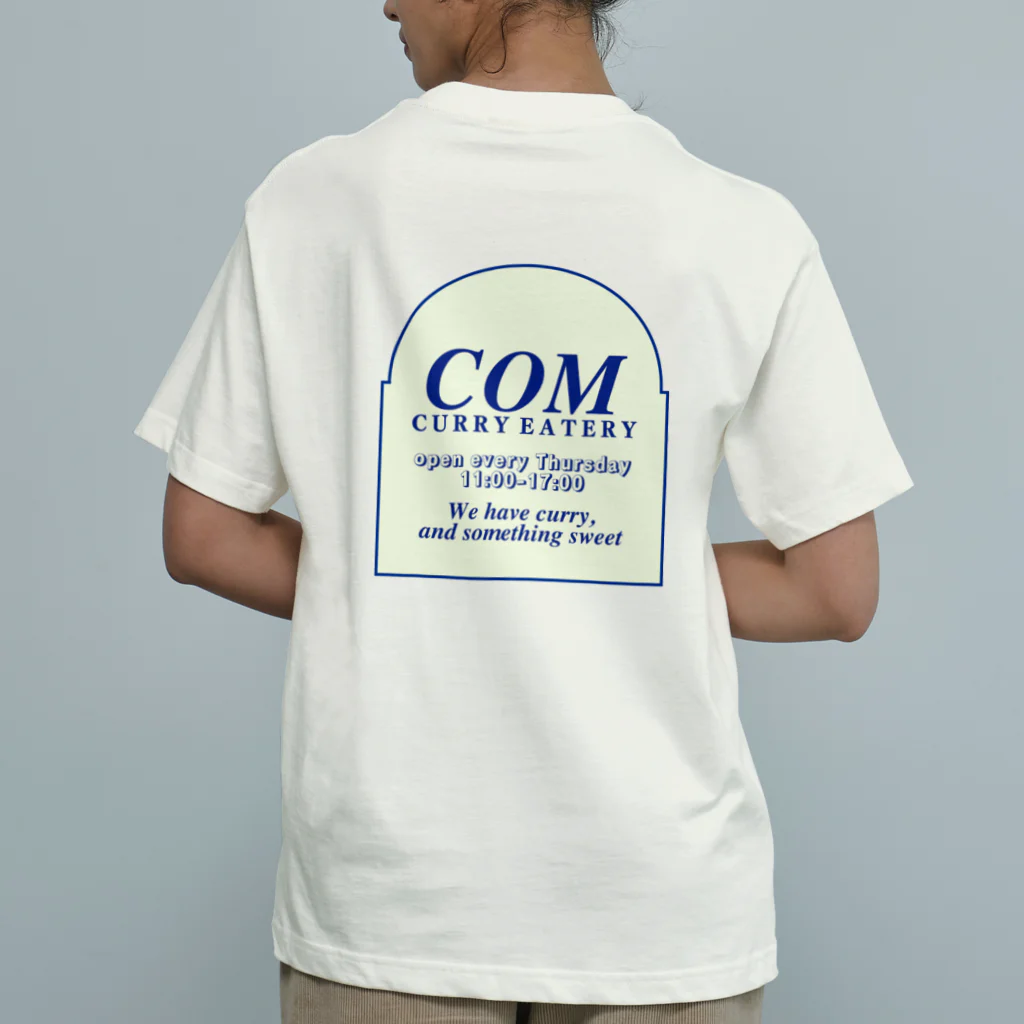 COM CURRY EATERYのCOM CYRRY EATERY オープン記念グッズ オーガニックコットンTシャツ