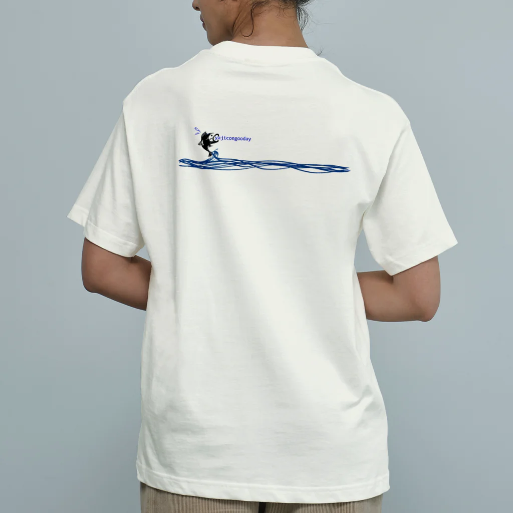 yajicongoodayのsplash オーガニックコットンTシャツ