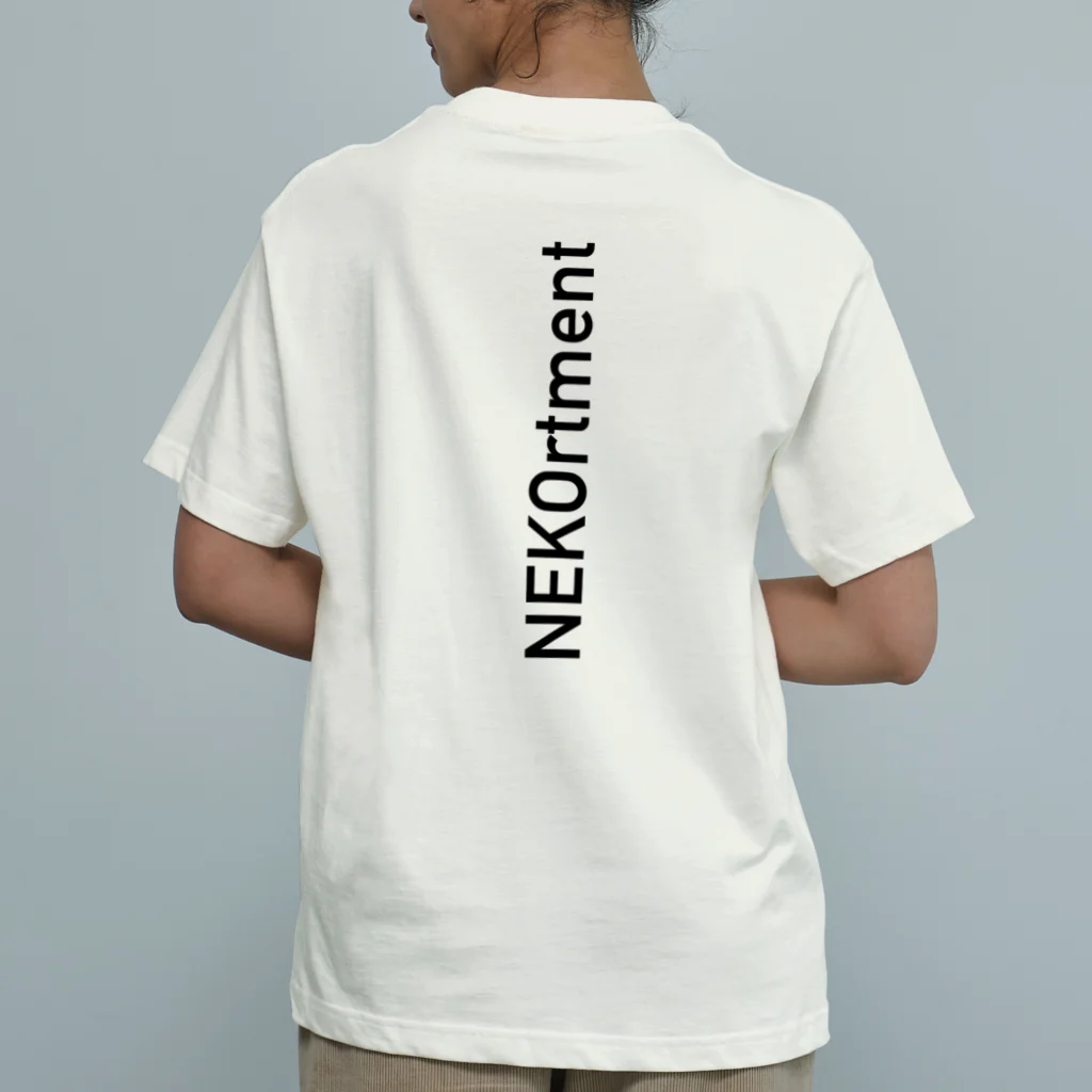 NEKO rtmentのポケLOGO＋縦ロゴ Organic Cotton T-Shirt