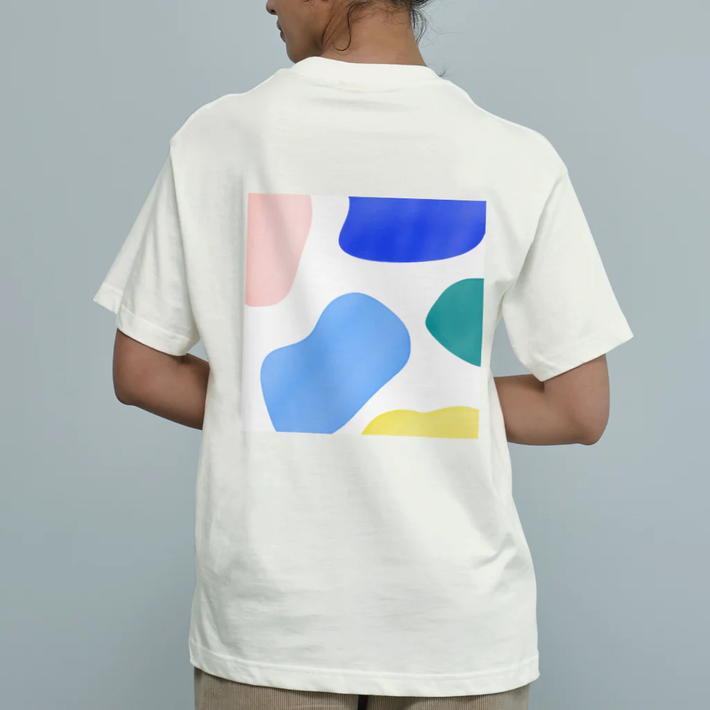 vibeのkusumi  / back print オーガニックコットンTシャツ