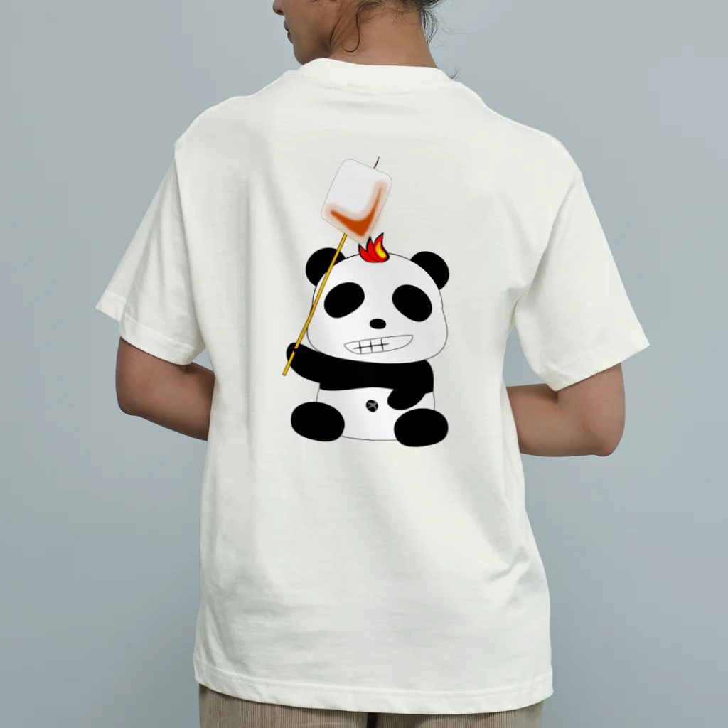 焚き火パンダの焚き火パンダ Organic Cotton T-Shirt