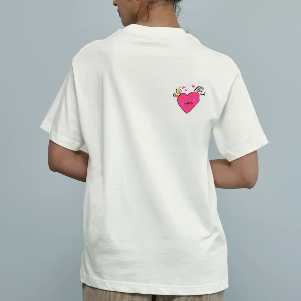 Walton’sのハート　PINK Organic Cotton T-Shirt