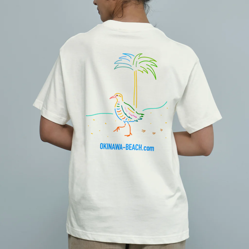 すえいろショップのOKINAWA BEACH オーガニックコットンTシャツ