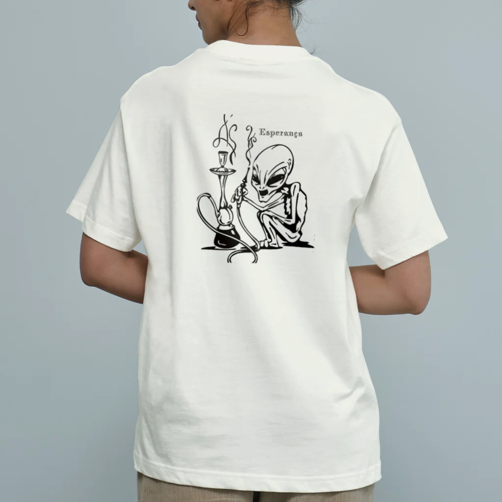 ganja manのalien trip Organic Cotton T-Shirt